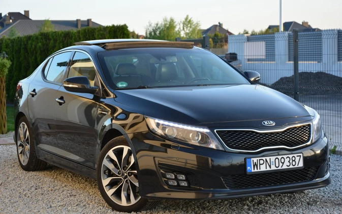 Kia Optima cena 51700 przebieg: 210098, rok produkcji 2014 z Płońsk małe 781